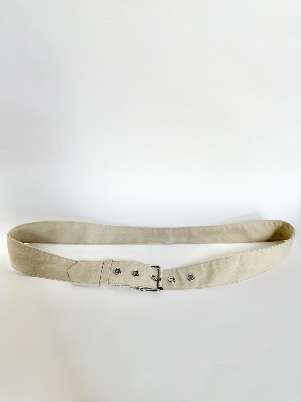 Beige Fabric Belt